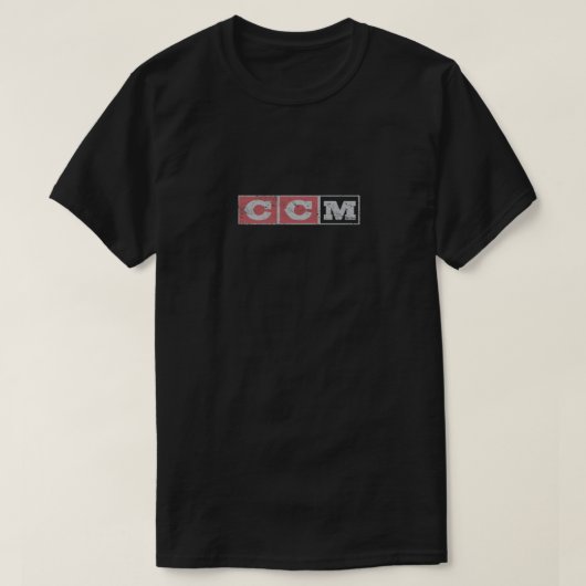 CCM logo Fitted Scoop T-shirt (Design voorkant)