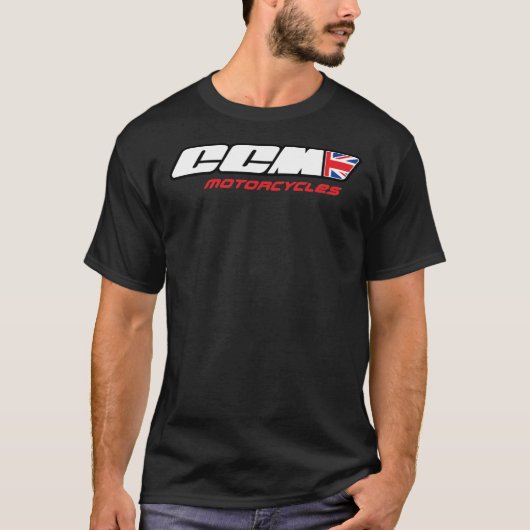 CCM Motorcycles British Logo Classic T-Shirt (Voorkant)