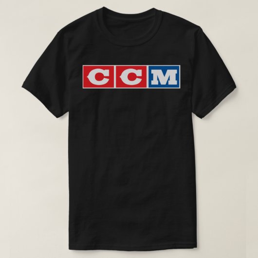 CCM Retro Ice Hockey Logo 2 Essential T-Shirt (Design voorkant)
