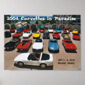 CCOH Corvettes in Paradise 2004 Poster (Voorkant)
