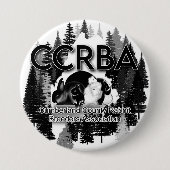 CCRBA-knop Ronde Button 7,6 Cm (Voorkant)