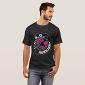 CCRG-Mannen hulpzwart T-shirt (Voorkant volledig)