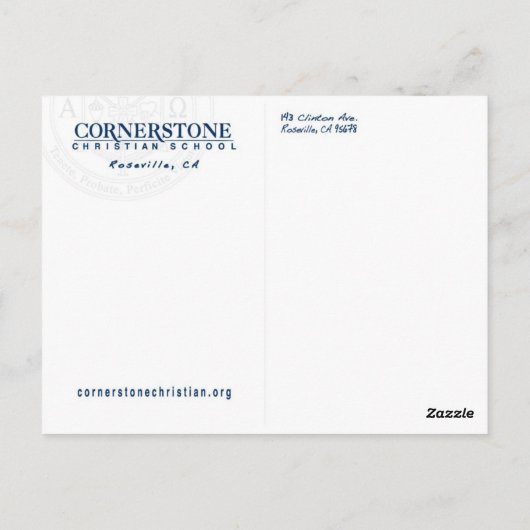 CCS-Briefkaart Briefkaart (Achterkant)