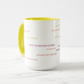 CCSF Gele Hashtag 15-oz mok (Voorkant links)