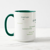 CCSF Groene Hashtag 15-oz mok (Links)