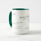 CCSF Groene Hashtag 15-oz mok (Voorkant links)