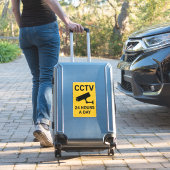 CCTV 24 uur surveillance waarschuwing bord Sticker (Koffer Insitu)