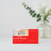 CCTV-afbeelding voor Visitekaartje (Staand voorkant)