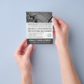 CCTV & Barbed Wire, CCTV-beveiliging Adverteren Flyer (Hand)