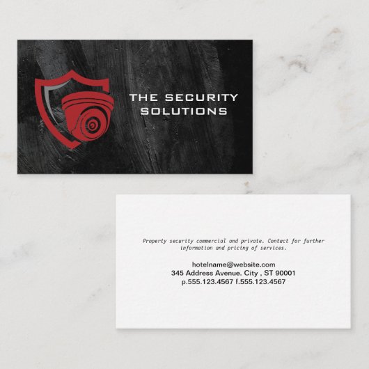 CCTV-beveiligingscamera | Surveillance Tech Visitekaartje (Voorkant / Achterkant)