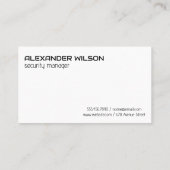 CCTV-beveiligingscamera | Tech- en Lock-achtergron Visitekaartje (Achterkant)