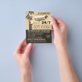 CCTV Gemonteerde Camera's, CCTV-beveiliging Advert Flyer (Hand)