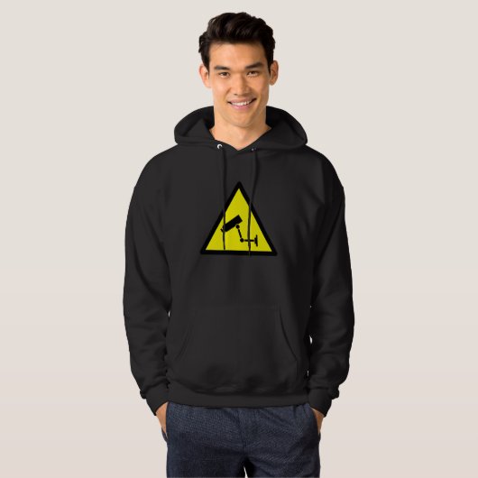 CCTV Surveillance Security Camera Closed Circuit P Hoodie (Voorkant volledig)