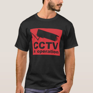 CCTV Surveillance Security Camera Closed Circuit P T-shirt