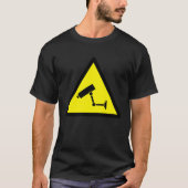 CCTV Surveillance Security Camera Closed Circuit P T-shirt (Voorkant)
