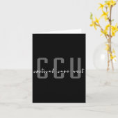 CCU Critical Care Unit Nurse Kaart (Gele Bloem)