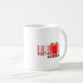 CCU Zuurcadeau Ekg papier en hartontwerp Koffiemok (Voorkant rechts)