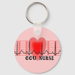 CCU Zuurcadeau Ekg papier en hartontwerp Sleutelhanger