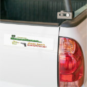 CCW - CONCEALISEERDE CARRY - PISTOLEN - MOTTO-BUMP BUMPERSTICKER (Op Truck)