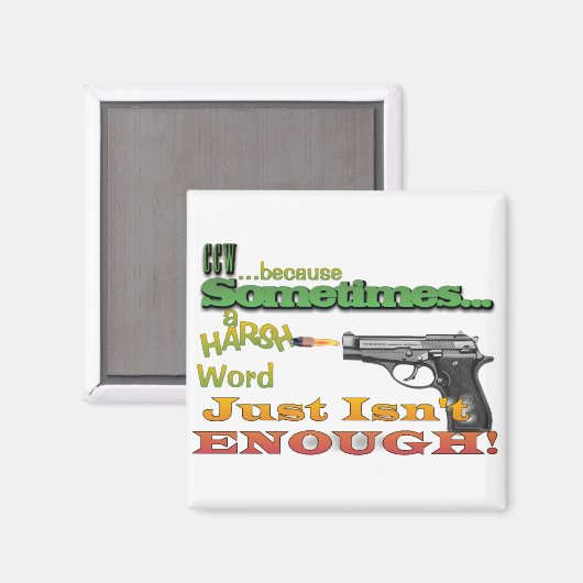 CCW - VERBORGEN DRAGER - PISTOLEN - MOTTO MAGNEET (Voorkant / Achterkant)