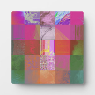 CD1FE646 Abstracte digitale glitch art rasterpatro Fotoplaat