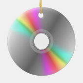 Cd-cirkelvormgeving Keramisch Ornament (Achterkant)