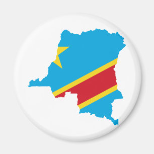 Cd Congolese vlag Magneet