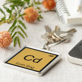 Cd - Corn Dog Funny Chemistry Element Symbol T-shi Sleutelhanger (Zijkant)