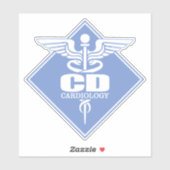 CD-diamant (Cardiologie) Sticker (Vel)