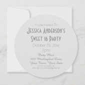 CD DVD Record Album Sweet Sixteen Kaart (Achterkant)