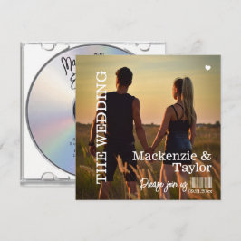 CD Foto Hoes Bruiloft Kaart