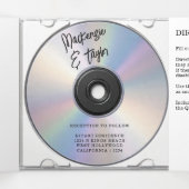 CD Foto Hoes Bruiloft Uitnodiging (Binnenkant midden)