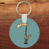 CD- Funny Sad Giraffe Sleutelhanger (Voorkant)