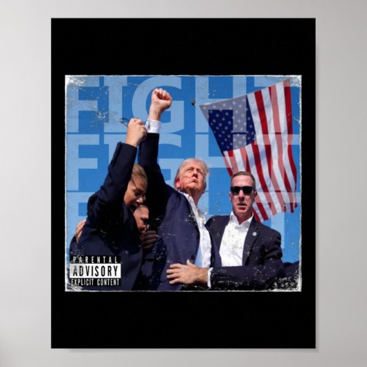 Cd-Hoesje bestrijden Poster (Voorkant)