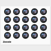 Cd-Hoesje bestrijden Ronde Sticker (Vel)