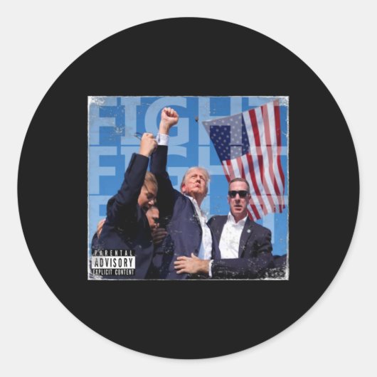Cd-Hoesje bestrijden Ronde Sticker (Voorkant)