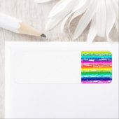 CD kleurrijke regenboog muziek custom label (Insitu)