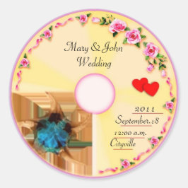 CD Label Wedding Favoriete Label