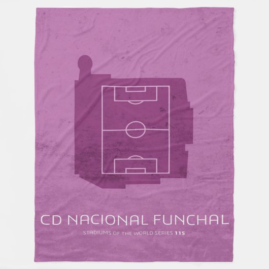 CD Nacional Funchal Art Fleece Deken (Voorkant)