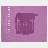 CD Nacional Funchal Art Fleece Deken (Voorkant (Horizontaal))