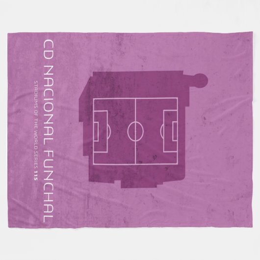 CD Nacional Funchal Art Fleece Deken (Voorkant (Horizontaal))