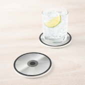 CD-Onderzetter Zandsteen Onderzetter (Zijkant)