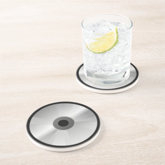 CD-Onderzetter Zandsteen Onderzetter (Zijkant)