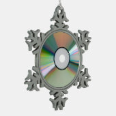 "cd"-ontwerpopgaven en -producten tin sneeuwvlok ornament (Links)