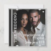 CD Photo Cover Wedding Kaart (Voorkant)