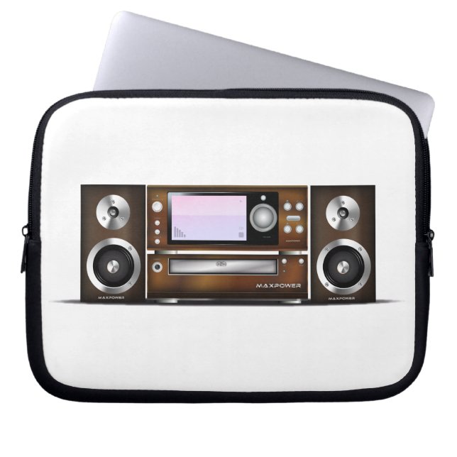 CD Player Laptop Sleeve (Voorkant)