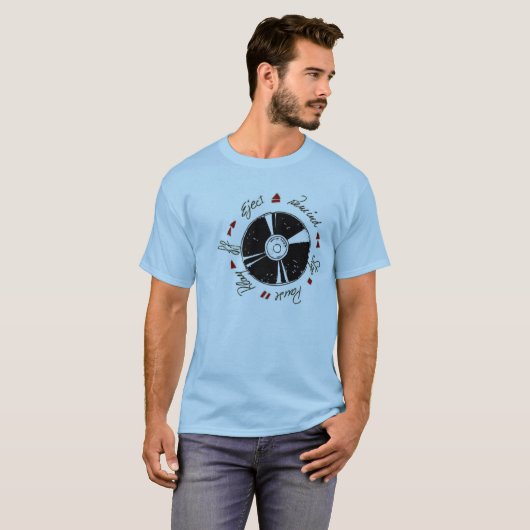 CD Player T-Shirt (Voorkant volledig)