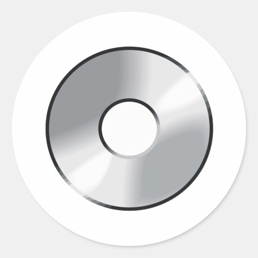 cd ronde sticker (Voorkant)