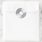 cd ronde sticker (Tas)