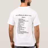 CD-Shirt balanceren T-shirt (Achterkant)